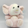 Doudou peluche souris rose blanc rayé TARTINE ET CHOCOLAT