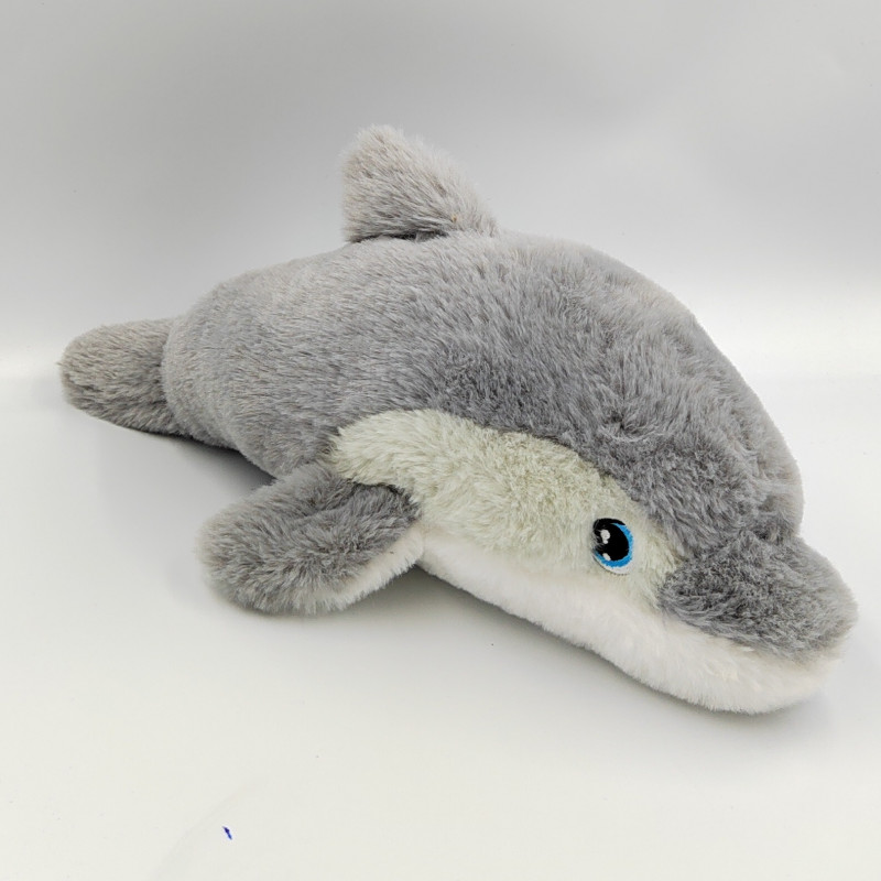 Peluche dauphin gris blanc KEELECO KEEL TOYS