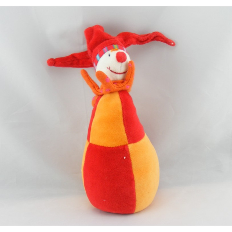 Doudou Capucin Dragobert rouge MOULIN ROTY