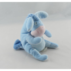 Doudou Bourriquet bleu tres clair l'ami de Winnie Disney Baby