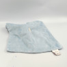 Doudou plat carré dinosaure bleu BENGY