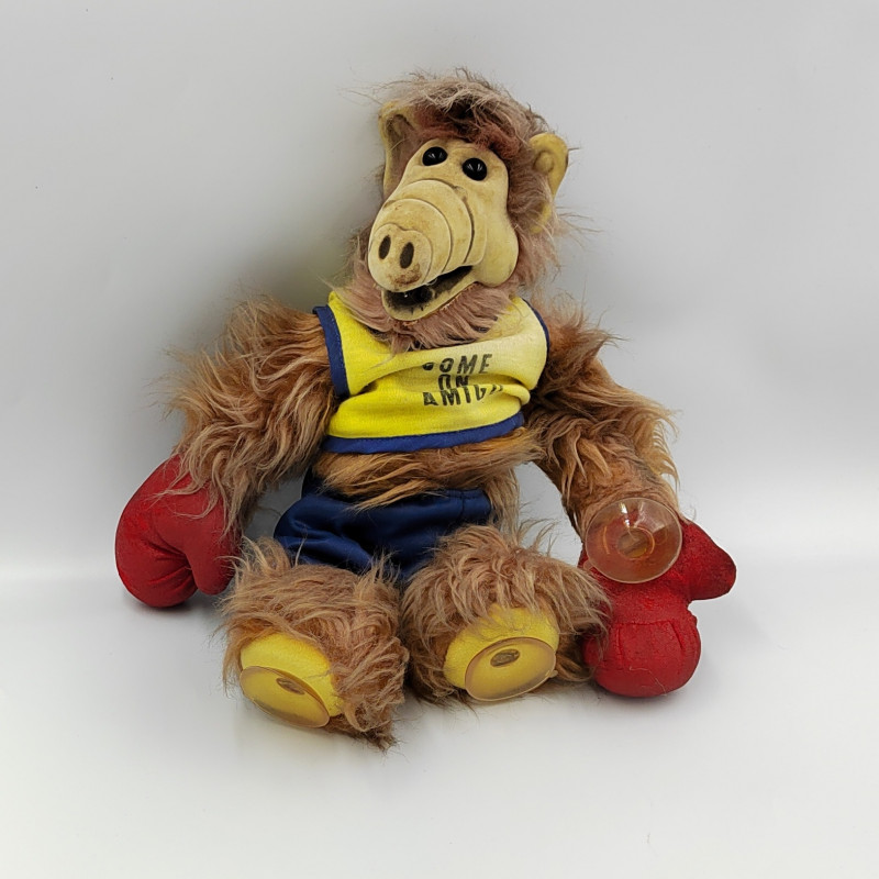 Ancienne Peluche Extra-terrestre ALF Boxeur BULLY 1987