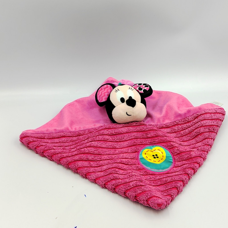 DOUDOU PLAT MINNIE ROSE VELOURS DISNEY