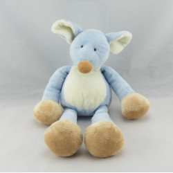 Doudou souris bleu Nicotoy 32 cm