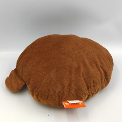 Peluche coussin tête de singe EMOJI