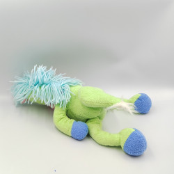 Doudou cheval vert bleu rose GIPSY