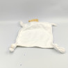 Doudou plat blanc ours dragée KALOO