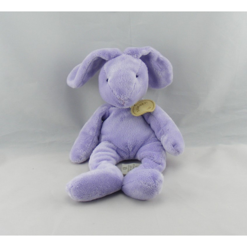 Doudou lapin violet mauve BABY NAT