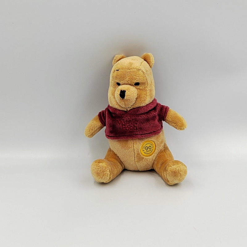 Doudou winnie beige rouge bordeaux Celebrating DISNEY NICOTOY