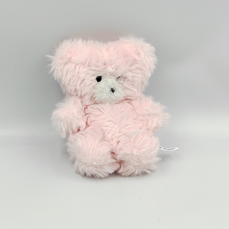 Ancienne peluche ours rose BETTELLA