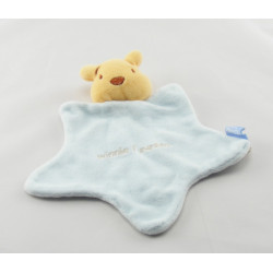 Doudou plat étoile bleu Winnie l'ourson DISNEY BABY