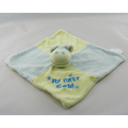 Doudou plat ours beige maillot écru avec coeur KIABI