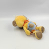 Doudou peluche ours Pimboli avec couche bavoir DIDDL