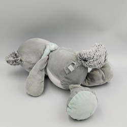 Doudou loup gris bleu blanc Tim et Tiloo NATTOU