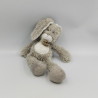 Doudou lapin gris blanc HISTOIRE D'OURS