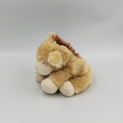 Doudou ane cheval beige marron HISTOIRE D'OURS