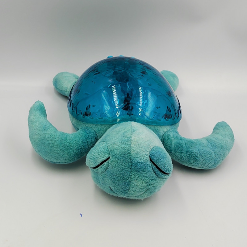 Peluche veilleuse musicale tortue bleu Tranquil Turtle CLOUD B