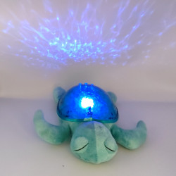 Peluche veilleuse musicale tortue bleu Tranquil Turtle CLOUD B