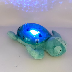 Peluche veilleuse musicale tortue bleu Tranquil Turtle CLOUD B