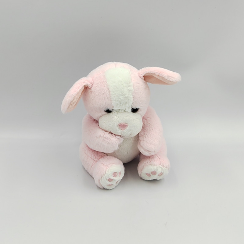 Doudou chien rose blanc GIPSY