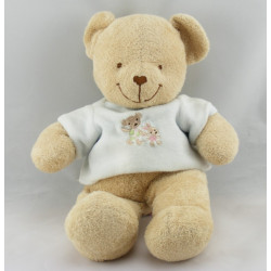 Doudou Ours Beige maillot bleu Tex
