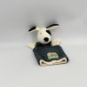 DOUDOU MARIONNETTE CHIEN COCARD NOIR LA GRANDE FAMILLE MOULIN ROTY