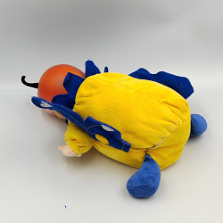 Doudou poupée bébé papillon jaune bleu les Toufous MUNDIA GIPSY