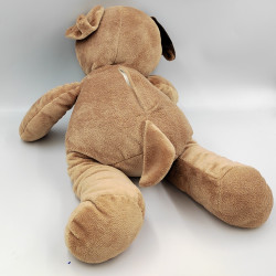 Grand Doudou peluche chien beige marron BAMBIA