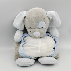 Doudou chien gris bleu blanc Sam et Toby NATTOU