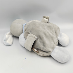 Doudou chien gris bleu blanc Sam et Toby NATTOU