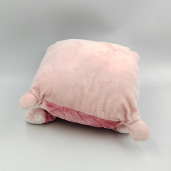 Doudou coussin lutin fée reine rose fleurs NICOTOY