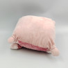 Doudou coussin lutin fée reine rose fleurs NICOTOY