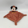 DOUDOU PLAT MINNIE MARRON POIS DISNEY BABY