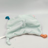 Doudou plat éléphant gris bleu jaune orange BEBE CONFORT