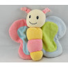 Doudou lapin beige tablier bleu carotte VULLI