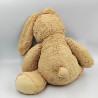 DOUDOU LAPIN BEIGE NEZ MARRON KIABI NICOTOY