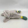 Doudou vibrant chat gris bleu les Pachats MOULIN ROTY