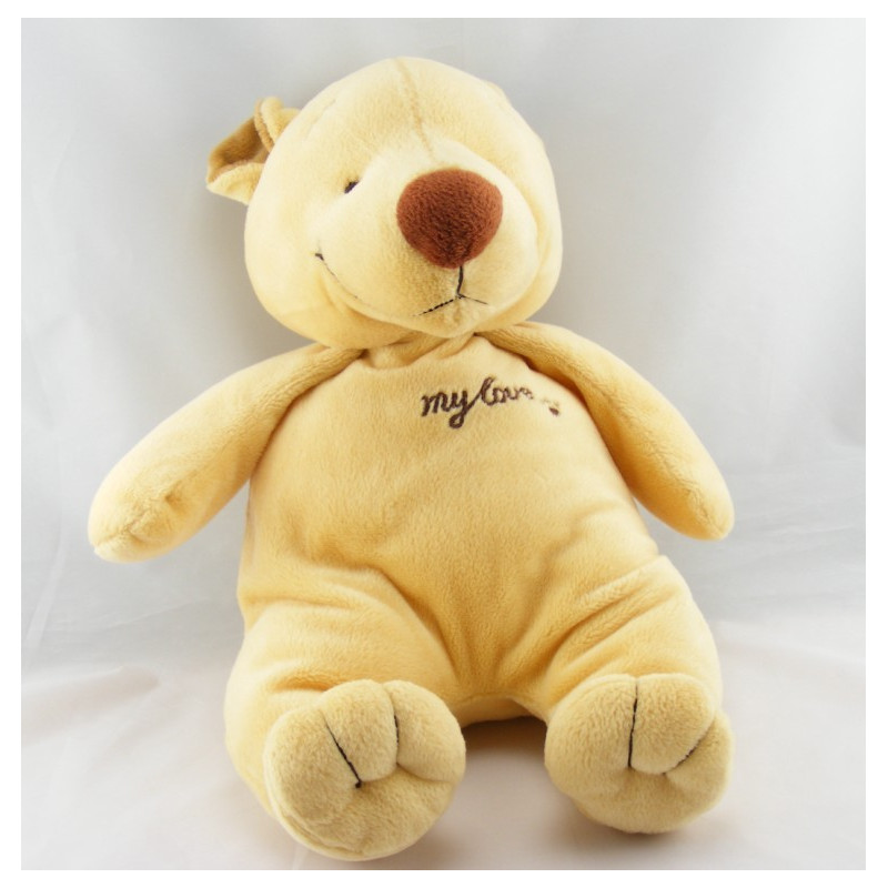 Doudou ours beige My Love JEMINI