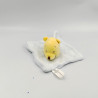 Petit doudou plat carré Winnie l'ourson bleu Disney Nicotoy