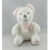 Doudou souris rose robe bonnet LUMINOU JEMINI