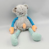 Doudou et compagnie ours pantin marron bleu orange LES CHOUPIDOUX