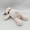 Doudou lapin rose foulard beige gris SIMBA TOYS NICOTOY