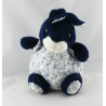 Doudou lapin bleu Super Doudou AJENA