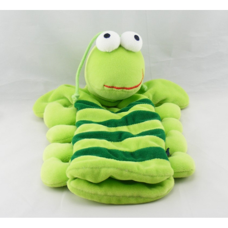 Doudou marionnette tortue verte SCRATCH