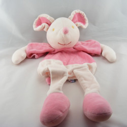 Doudou souris rose SUCRE D'ORGE