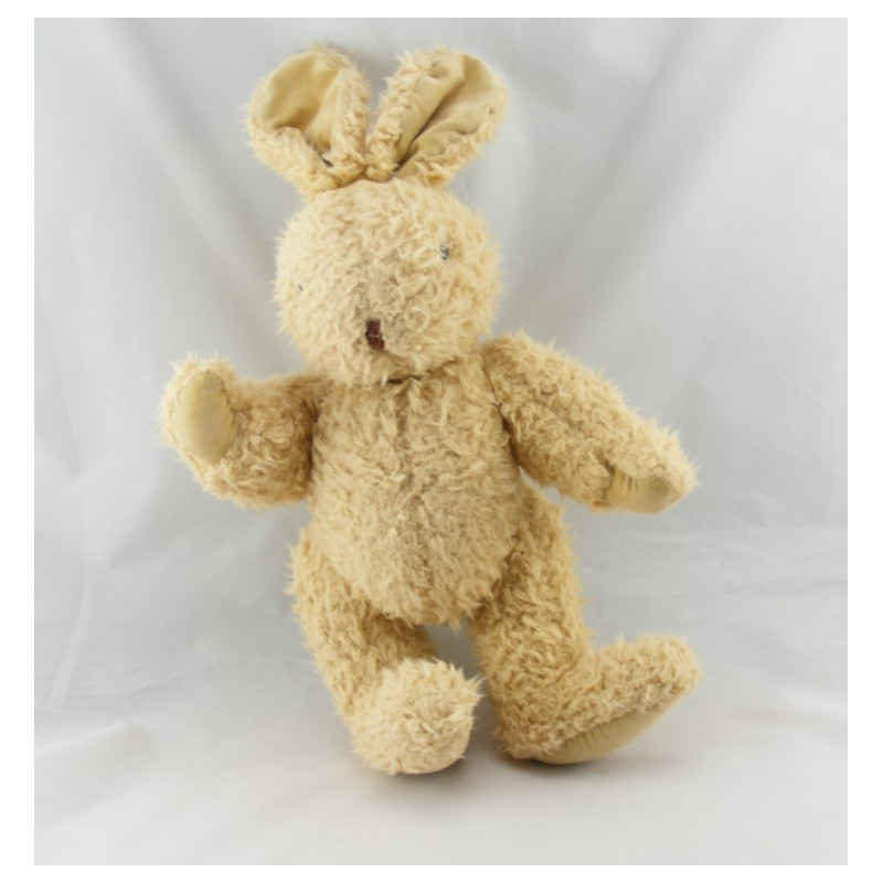 Doudou lapin ecru la bande à basile MOULIN ROTY