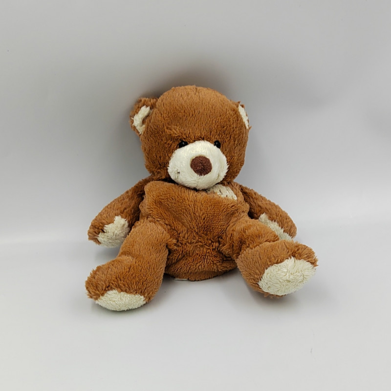 Doudou ours marron rapiécé NICOTOY