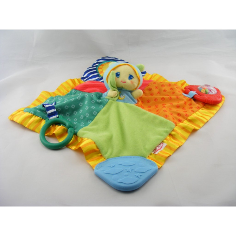 Doudou plat eveil Gloworld Luxi Luciole HASBRO PLAYSKOOL