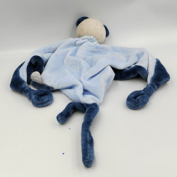 Doudou plat chien bleu lune Jim NATTOU