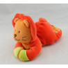 Doudou hochet lion rouge couché BEBE CONFORT